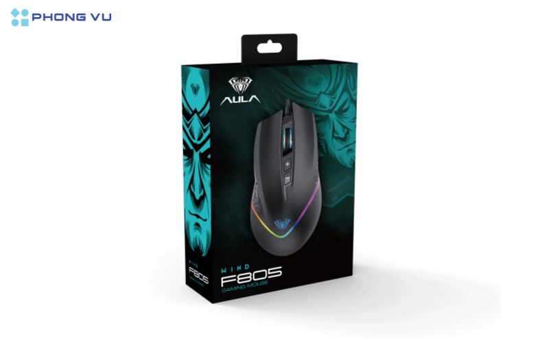 Kết nối có dây trên AULA F805 đảm bảo ổn định không gián đoạn khi chơi game