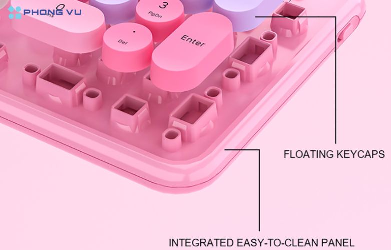  Bàn phím AULA AC306 chắc chắn, keycap nhựa ABS bền bỉ, tối ưu hóa mọi trải nghiệm làm việc