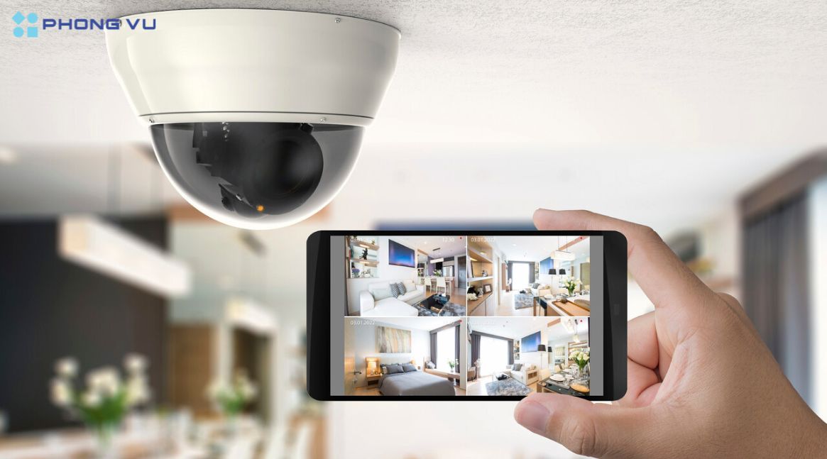 Lắp đặt Camera an ninh trong nhà là lựa chọn lý tưởng để giám sát trẻ nhỏ, người già, hoặc vật nuôi