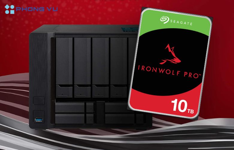 Ổ cứng HDD NAS Seagate Ironwolf Pro 10TB 3.5" trở thành giải pháp hoàn hảo cho các doanh nghiệp cần một nền tảng lưu trữ đáng tin cậy để xử lý lượng dữ liệu ngày càng tăng trong thời đại kỹ thuật số