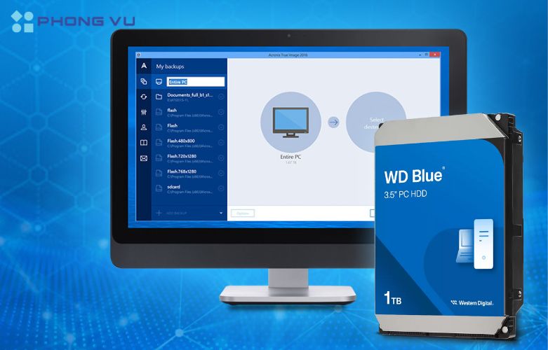 Nhờ tốc độ quay tối ưu, Ổ cứng HDD Western Digital Blue 1TB 3.5" SATA 3 mang đến trải nghiệm sử dụng mượt mà, giúp bạn xử lý công việc hiệu quả và tận hưởng những giây phút giải trí tuyệt vời