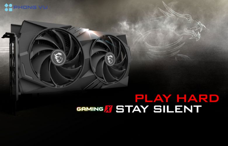 Card màn hình MSI GeForce RTX 4060 GAMING X 8G mang lại trải nghiệm gaming và đồ họa mượt mà, ổn định
