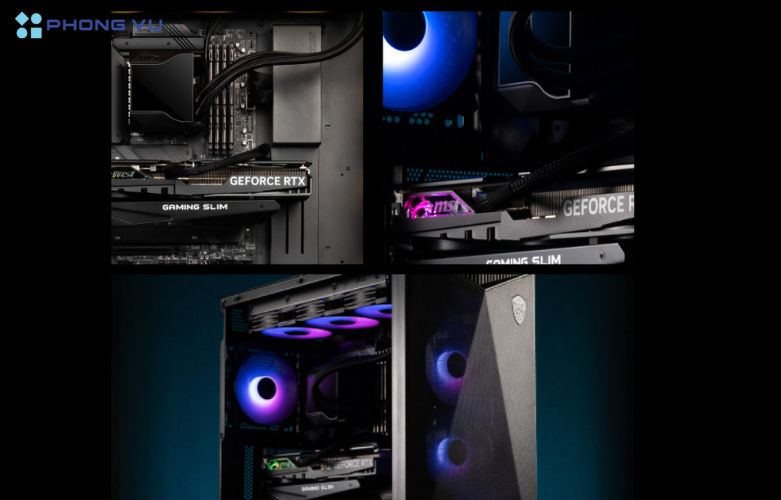 MSI RTX 4060 Ti GAMING X SLIM 16G được trang bị các cổng kết nối hiện đại bao gồm HDMI 2.1 và DisplayPort 1.4a