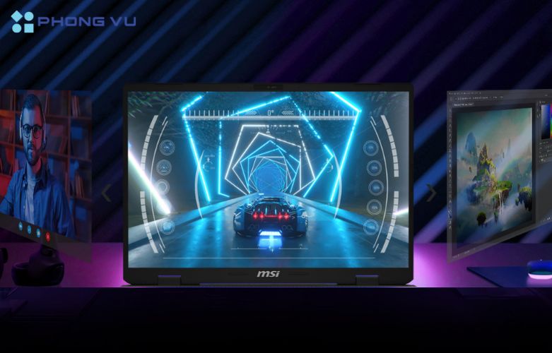 Laptop gaming MSI Sword 16 HX B14VEKG-856VN cho phép người dùng tương tác với bạn bè trong lúc chơi game hoặc đảm bảo các cuộc họp diễn ra ổn định