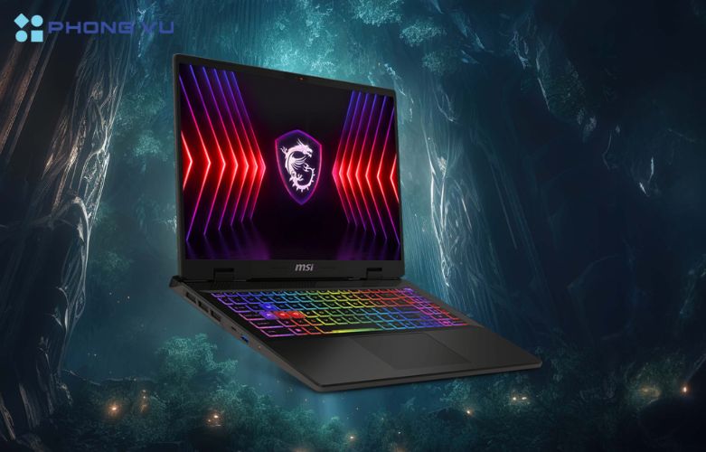 Với khả năng kết nối phong phú, Laptop MSI Sword 16 HX B14VEKG-856VN dễ dàng tương thích với nhiều thiết bị ngoại vi khác nhau, đảm bảo nhu cầu kết nối của người dùng hiện đại