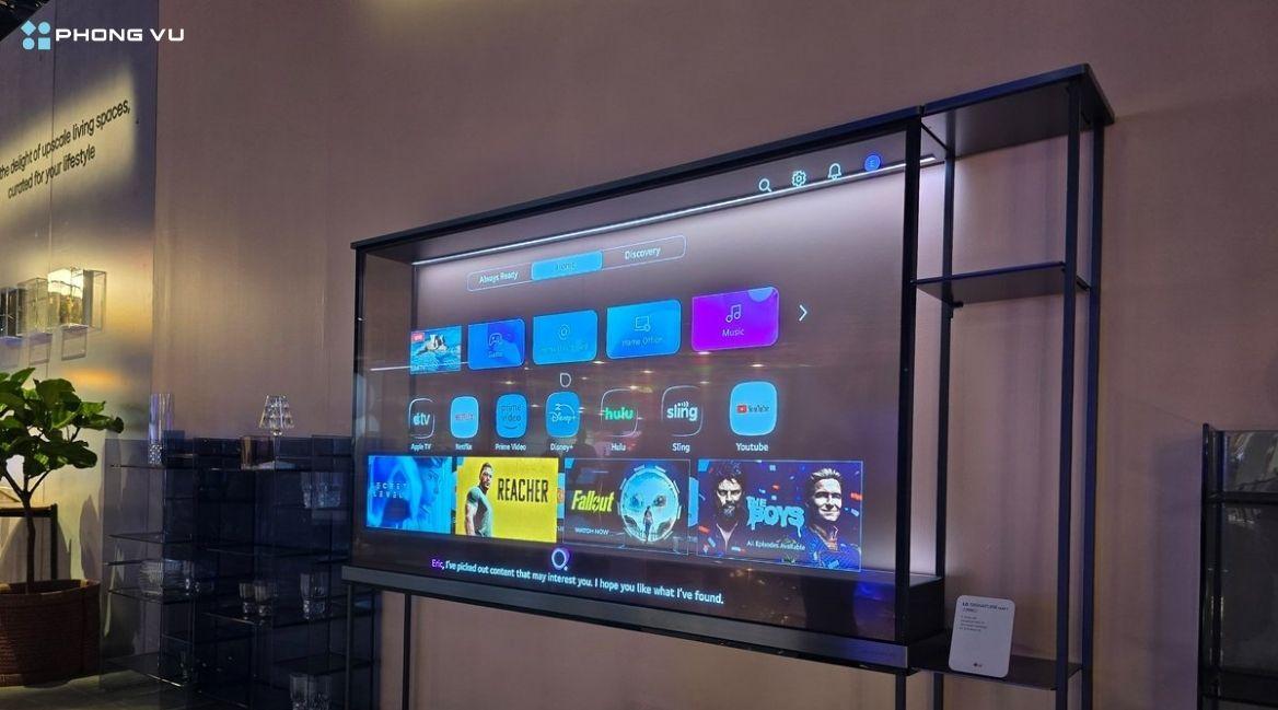 Xu hướng sử dụng màn hình OLED trong suốt