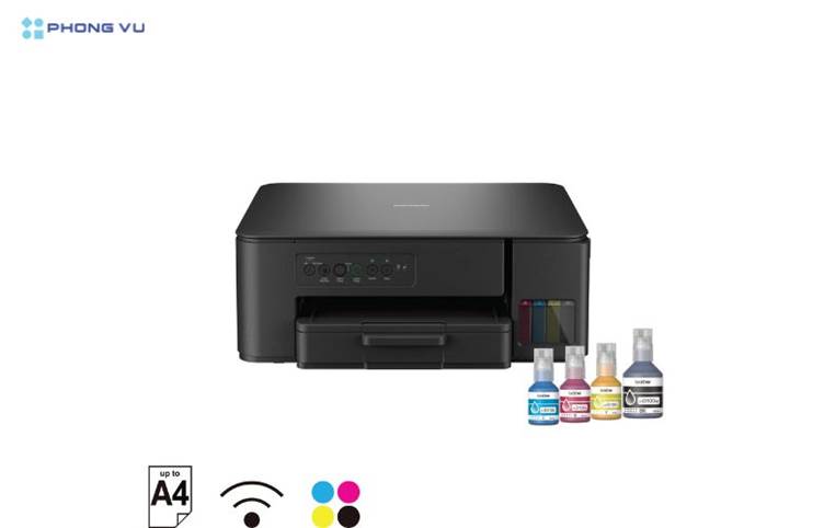 Máy có thể kết nối linh hoạt với cả hệ thống Wi-Fi và USB 2.0