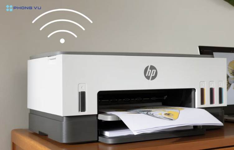 Máy có khả năng kết nối đa dạng, tiện lợi với USB 2.0, LAN và Wi-Fi