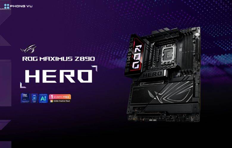 Bo mạch chủ ASUS ROG MAXIMUS Z890 HERO sử dụng chipset Intel Z890