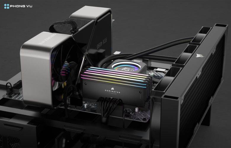RAM Corsair Dominator Titanium mang lại băng thông cao