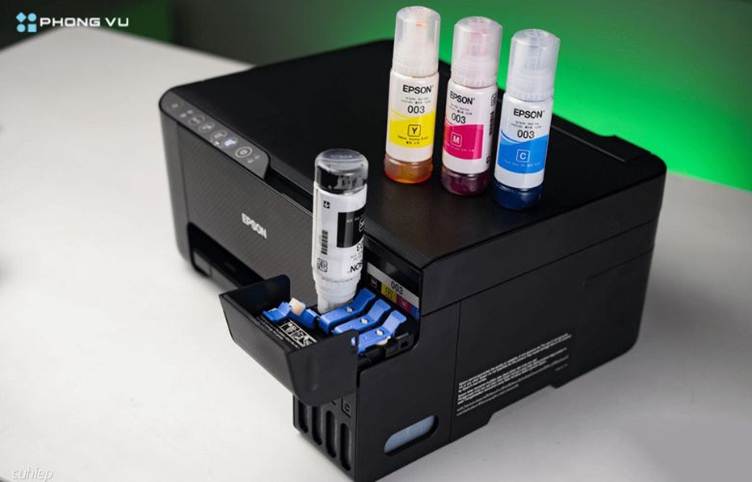 Mực Epson dung lượng lớn, tiết kiệm tối ưu