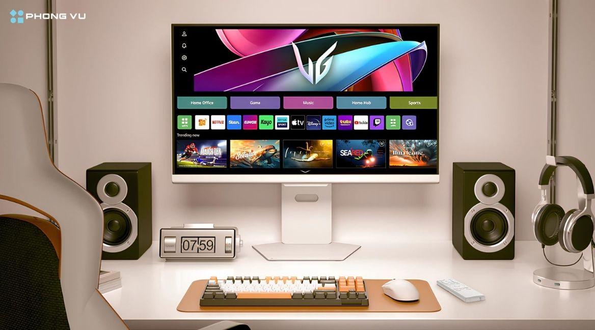 Trang bị công nghệ hiện đại cho hiển thị hình ảnh sắc nét và mượt mà