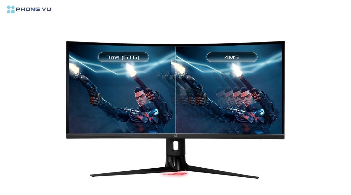 Thời gian phản hồi 1ms giúp loại bỏ hiện tượng giật xé hình