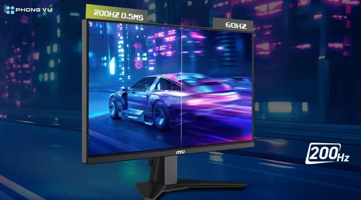 Tấm nền quyết định chất lượng hiển thị và góc nhìn của màn hình 200Hz