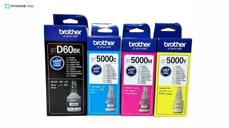 Mực in Brother đem lại chất lượng màu sắc tốt cho các bản in
