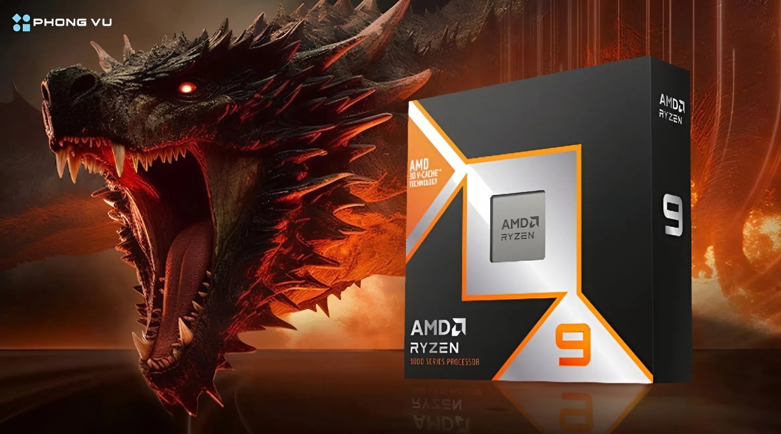 AMD Ryzen 9 thể hiện đẳng cấp của sức mạnh và công nghệ hiện đại, mang đến hiệu suất vượt trội cho người dùng