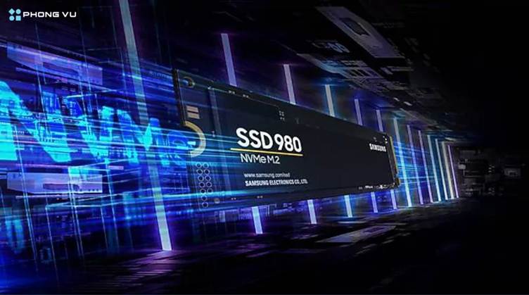 Hiệu năng ổ cứng NVMe vượt trội cho tốc độ đọc ghi trên SSD NVMe nhanh.
