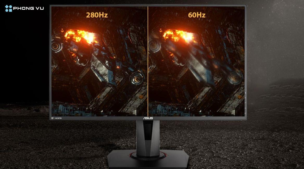 Tần số quét cao cho hình ảnh chuyển động mượt mà, không giật lag