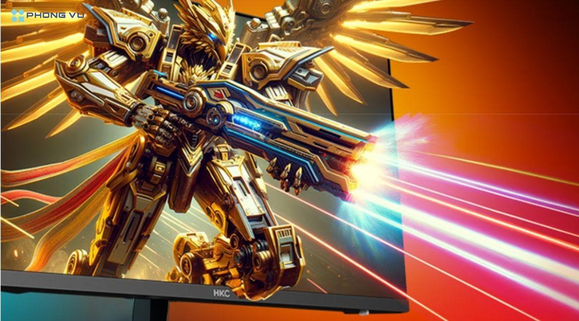 Màn hình HKC sở hữu công nghệ hiển thị hiện đại, hình ảnh sắc nét và chuyển động mượt