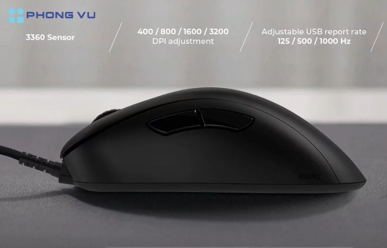 Nhờ cảm biến chất lượng cao và khả năng điều chỉnh thông số linh hoạt, Chuột gaming ZOWIE eSport EC2-C mang lại hiệu suất chơi game mượt mà và chính xác