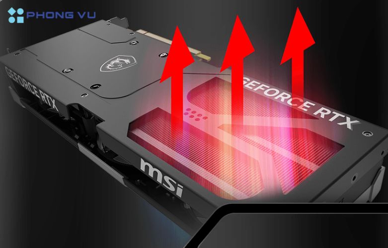 Card màn hình MSI RTX 5080 16G VENTUS 3X OC 16GB GDDR7 được tích hợp những thiết kế tiến tiến giúp ổn định hiệu suất trong quá trình hoạt động