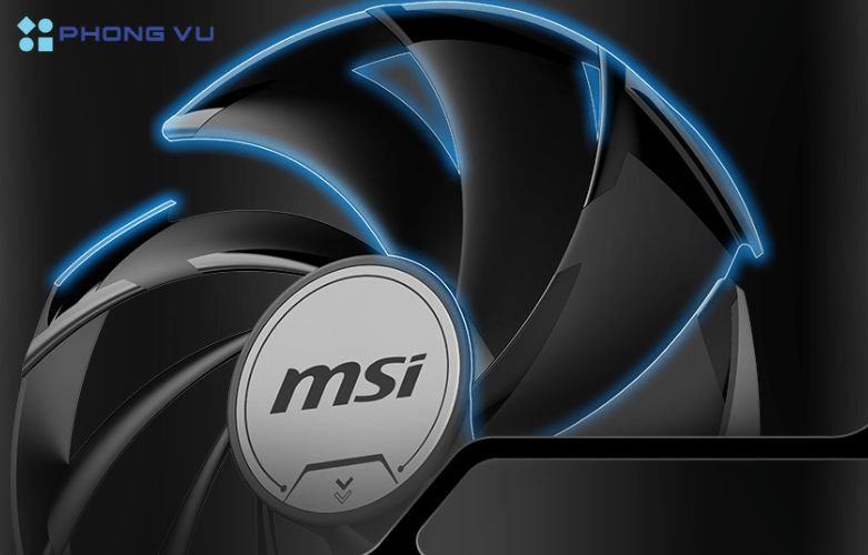 Hệ thống tản nhiệt tiên tiến giúp Card màn hình MSI RTX 5080 16G VENTUS 3X OC 16GB GDDR7 ổn định nhiệt độ hiệu quả
