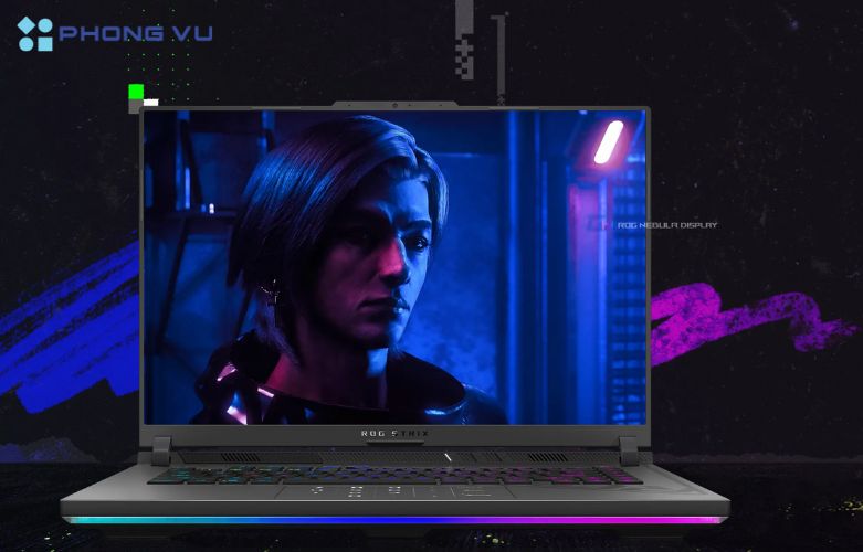 Sự kết hợp giữa độ phân giải cao, tần số quét nhanh và công nghệ G-Sync giúp ASUS ROG Strix G16 trở thành lựa chọn lý tưởng cho game thủ cũng như những người làm việc sáng tạo nội dung