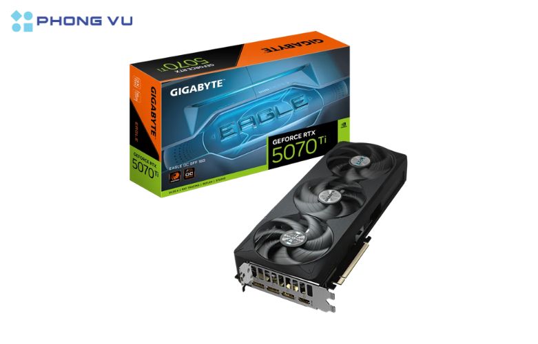 Với thiết kế nhỏ gọn, hiệu suất mạnh mẽ và công nghệ tiên tiến, GIGABYTE GeForce RTX 5070 Ti EAGLE OC SFF 16G là sự lựa chọn hàng đầu cho bất kỳ ai muốn tận dụng sức mạnh của GPU hiện đại trong nhiều lĩnh vực khác nhau