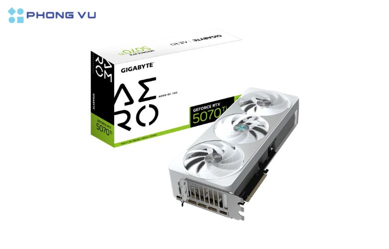 Card màn hình GIGABYTE GeForce RTX 5070 Ti AERO OC 16G 16GB GDDR7 đáp ứng tốt mọi nhu cầu của người dùng hiện đại khi xây dựng một hệ thống PC máy tính