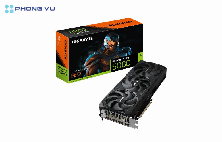 Card màn hình GIGABYTE RTX 5080 WINDFORCE OC SFF 16G 16GB GDDR7