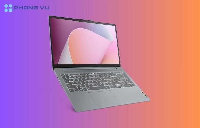 Màn hình Laptop Lenovo IdeaPad Slim 3 15ABR8 - 82XM00MCVN vẫn mang lại trải nghiệm xem phim, làm việc và giải trí tốt nhờ độ tương phản cao và màu sắc trung thực