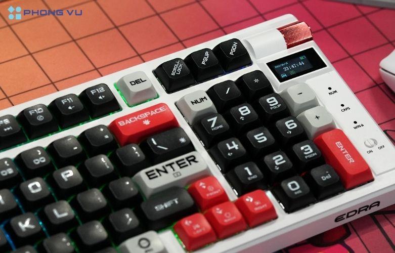 Thiết kế Triple Mode, bàn phím hỗ trợ ba phương thức kết nối