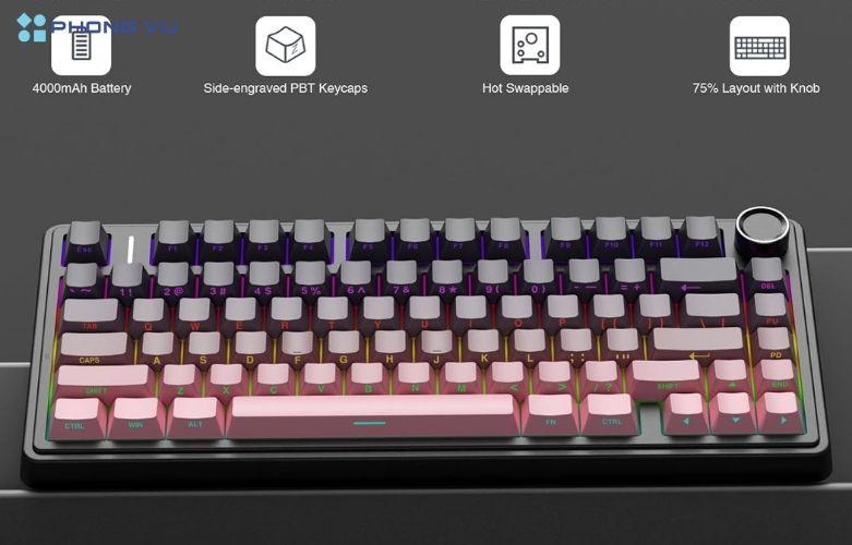 Trải nghiệm gõ thoải mái, độ bền cao với trang bị Reaper Switch