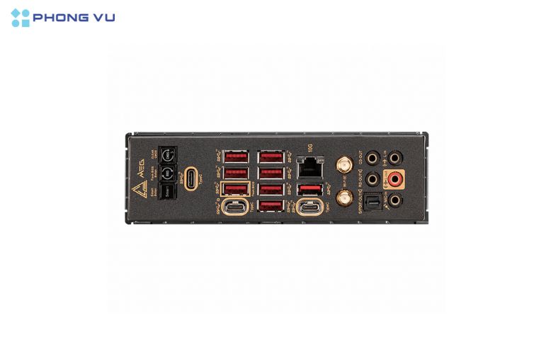 Kết nối toàn diện với USB Type-C, PCIe 5.0 và hệ thống lưu trữ tối ưu