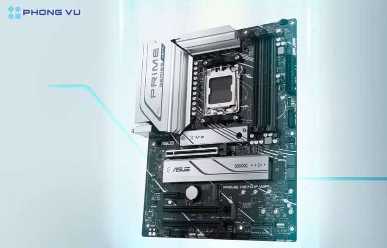 Mainboard ASUS PRIME X670-P WIFI-CSM DDR5 là dòng bo mạch chủ cao cấp, hỗ trợ socket AM5 mới nhất