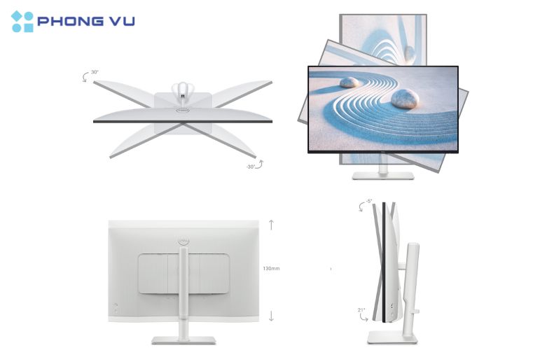 Màn hình LCD Dell S2725DS tích hợp nhiều tính năng giúp cải thiện chất lượng hình ảnh và đảm bảo độ mượt mà, không bị giật lag.