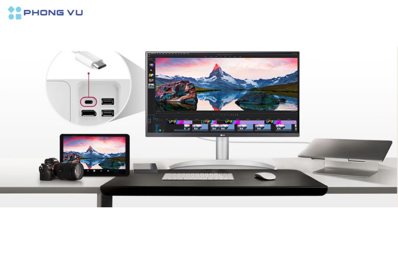 Kết nối đa dạng với các cổng USB-C, HDMI, DisplayPort và nhiều cổng mở rộng khác, giúp kết nối dễ dàng với nhiều thiết bị