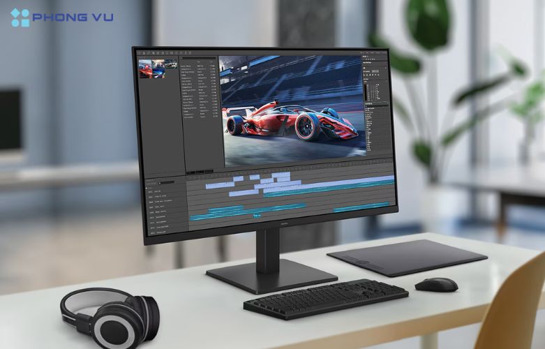 Công nghệ tấm nền IPS với góc nhìn siêu rộng 178° – Đảm bảo hình ảnh đồng nhất, không bị biến đổi màu sắc ở mọi góc độ