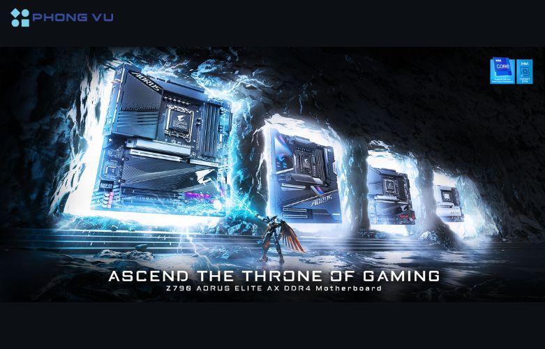 Phong cách gaming đẳng cấp với thiết kế ATX, LED RGB sống động và linh kiện siêu bền