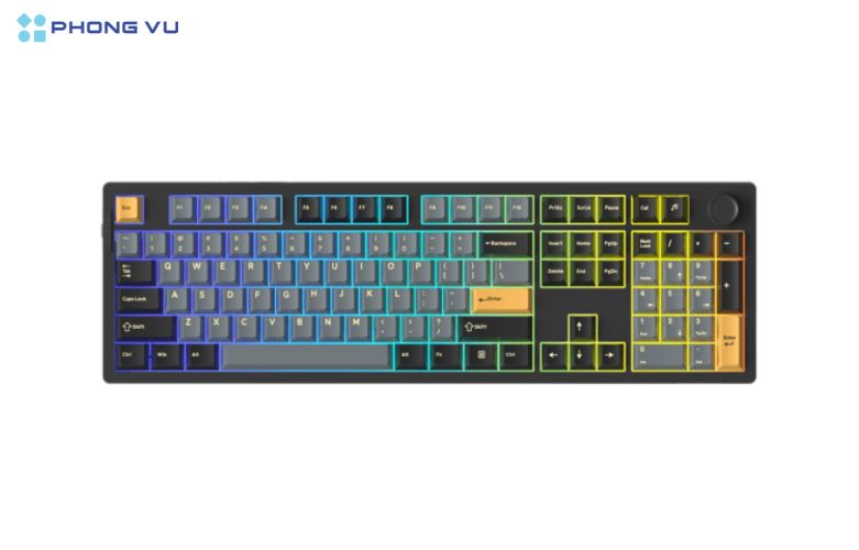 Tùy chỉnh linh hoạt theo sở thích với hotswap switch, cùng hệ thống LED RGB đa dạng chế độ hiệu ứng ánh sáng ấn tượng