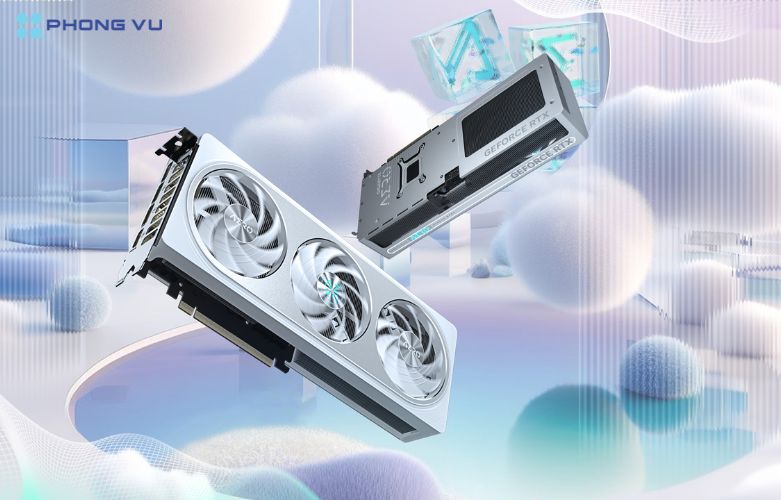 Thiết kế 324 x 130 x 56 mm, vỏ kim loại cao cấp kết hợp tản nhiệt WindForce – Bền bỉ, tối ưu luồng khí, vận hành êm ái