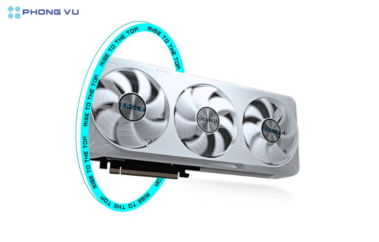 Ép xung dễ dàng với bộ nhớ GDDR7 12GB, bus 192-bit, tối ưu qua GIGABYTE Control Center