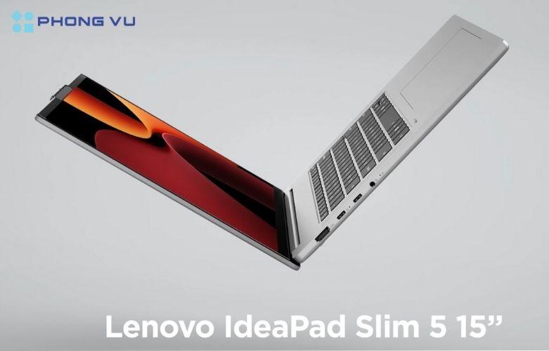 Màn hình của Laptop Lenovo IdeaPad Slim 5 OLED 15ARP10 - 83J3002SVN không chỉ phù hợp cho dân thiết kế đồ họa, chỉnh sửa video mà còn là lựa chọn tuyệt vời cho người dùng yêu thích giải trí đa phương tiện