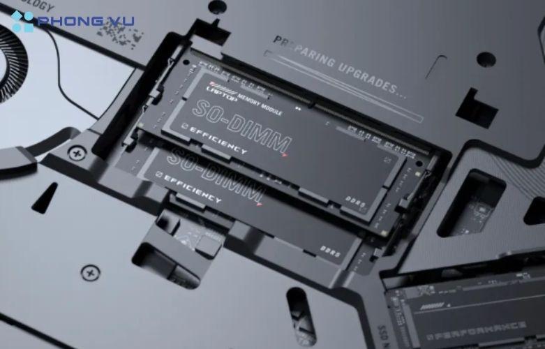 Với dung lượng RAM khủng và bộ lưu trữ tốc độ cao, máy tính xách tay Asus ROG Strix SCAR 16 đảm bảo mang lại hiệu suất hoạt động mạnh mẽ, đáp ứng mọi nhu cầu của người dùng cao cấp