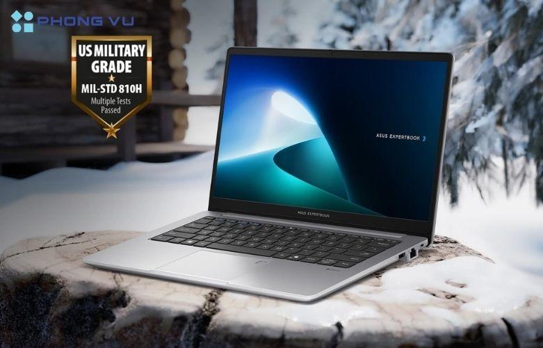 Laptop Asus ExpertBook P1 P1403CVA-I516-63WS trở thành  sự lựa chọn đáng tin cậy cho những người làm việc chuyên nghiệp, cần một thiết bị bền bỉ và linh hoạt