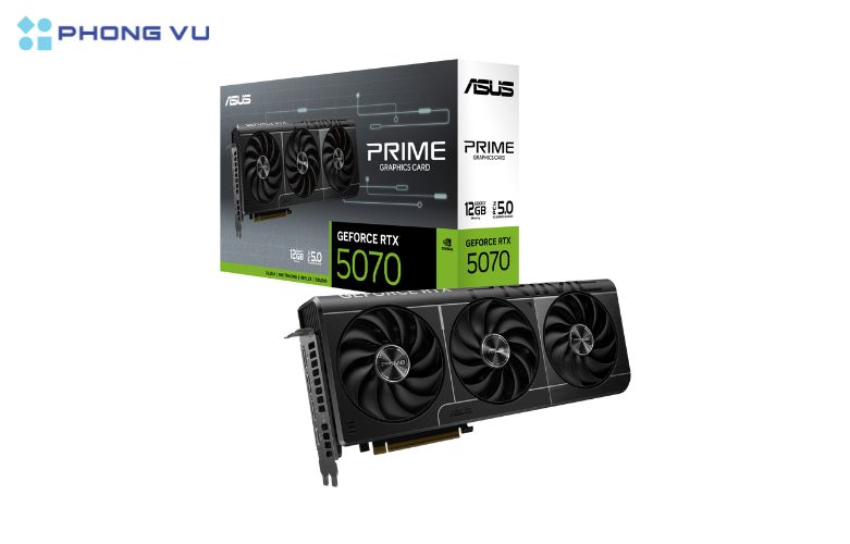 Nhờ vào những công nghệ này, Card màn hình ASUS PRIME GeForce RTX™ 5070 12GB GDDR7 mang lại trải nghiệm gaming mượt mà, hỗ trợ tốt cho công việc sáng tạo nội dung và giao tiếp trực tuyến