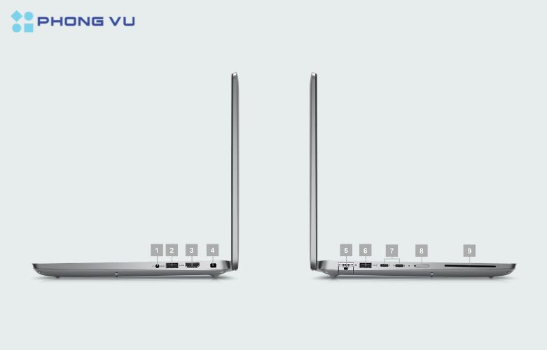 Với nhiều cổng kết nối tiên tiến, Laptop Dell Latitude 5450 dễ dàng kết nối với các thiết bị ngoại vi hiện đại