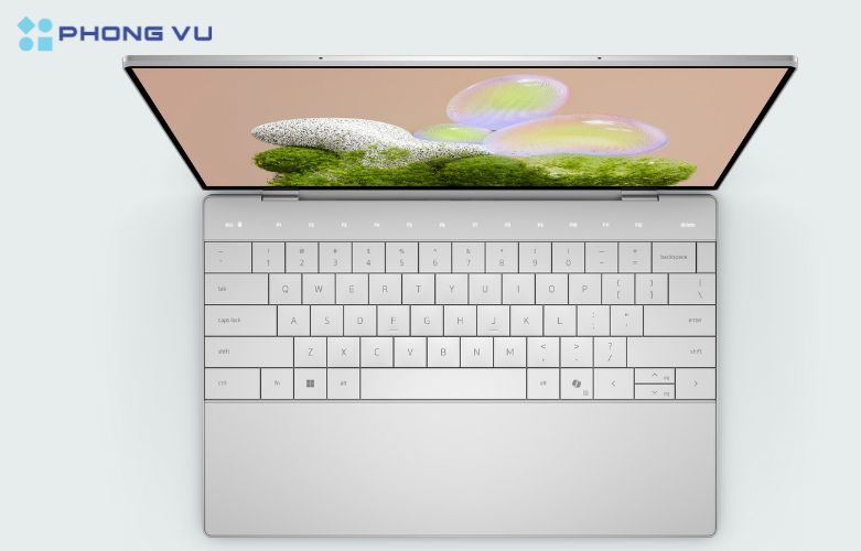 Laptop Dell XPS 9350 - PP9H1 cung cấp bàn phím và touchpad thoải mái nâng cao trải nghiệm người dùng 