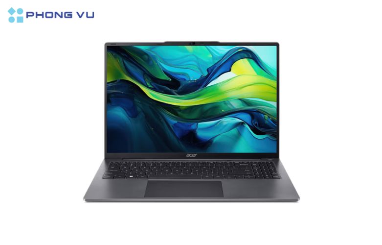 Nhờ chất lượng hiển thị tốt, màn hình của Acer Aspire Lite 16 AL16-51P-72S2 đáp ứng tốt nhu cầu làm việc, mang lại trải nghiệm giải trí như xem phim, chơi game nhẹ một cách thoải mái