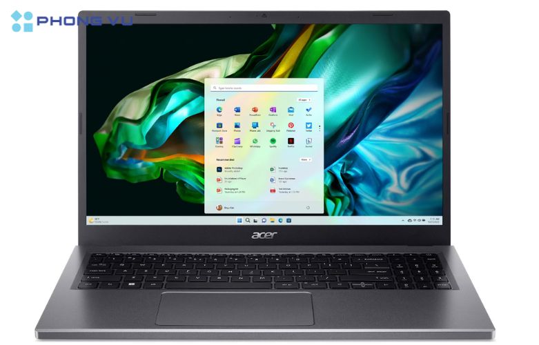 Laptop Acer Aspire 5 A515-58P-9841 sở hữu CPU có hiệu năng cao, đảm bảo chạy mượt mà mọi công việc từ văn phòng đến giải trí